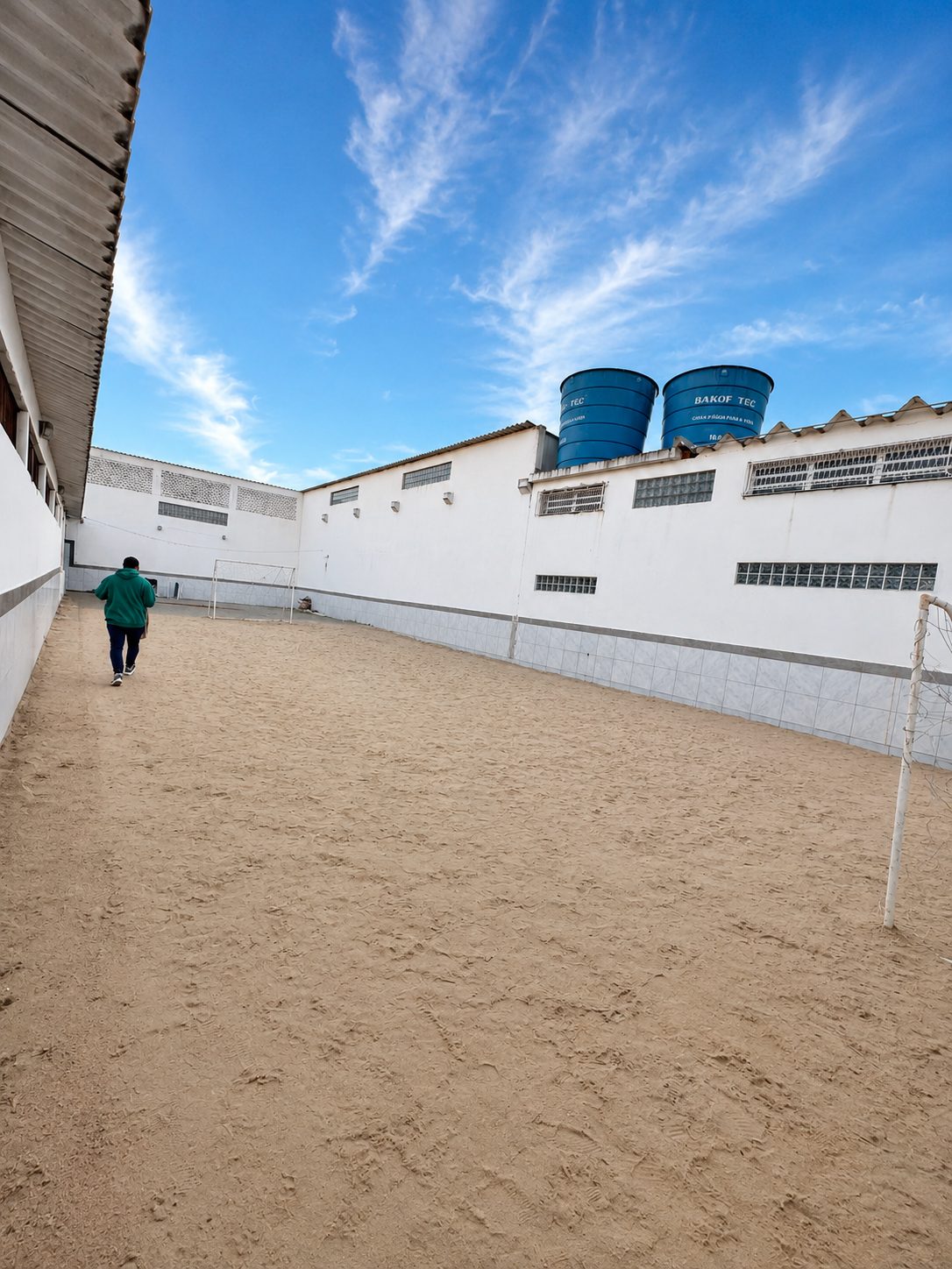 Quadra de futebol de areia